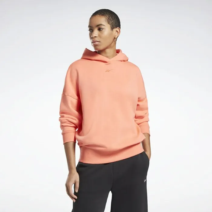 Loungewear Womens Reebok Retro Oversize Hoodie Twisted Coral