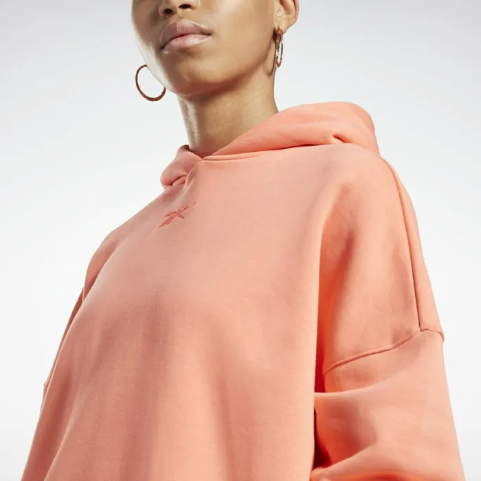 Loungewear Womens Reebok Retro Oversize Hoodie Twisted Coral