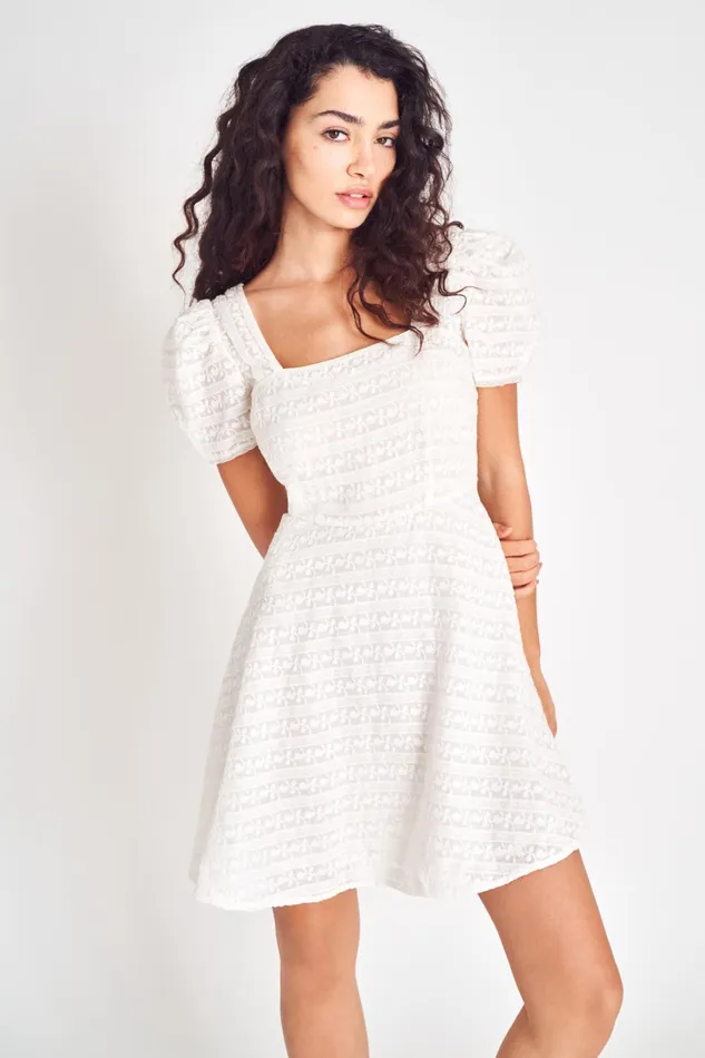 LoveShackFancy Dresses Womens Drella Mini Dress IVORY