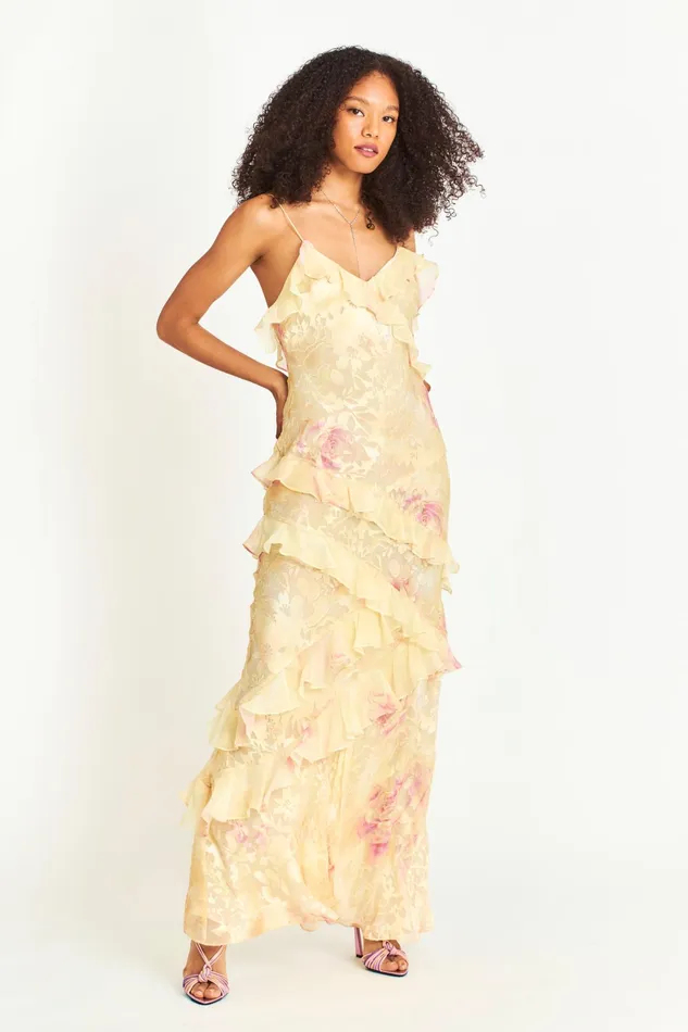 LoveShackFancy Dresses Womens Rialto Dress 8211 YELLOW MELON YELLOW MELON 8211 YELLOW MELON LoveShackFancy Dresses Womens Rialto Dress 8211 YELLOW MELON YELLOW MELON 8211 YELLOW MELON