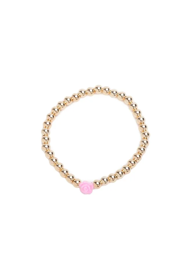 LoveShackFancy Jewelry Womens Alexa Leigh 5mm Flower Bracelet 8211 PINK PINK 8211 PINK LoveShackFancy Jewelry Womens Alexa Leigh 5mm Flower Bracelet 8211 PINK PINK 8211 PINK