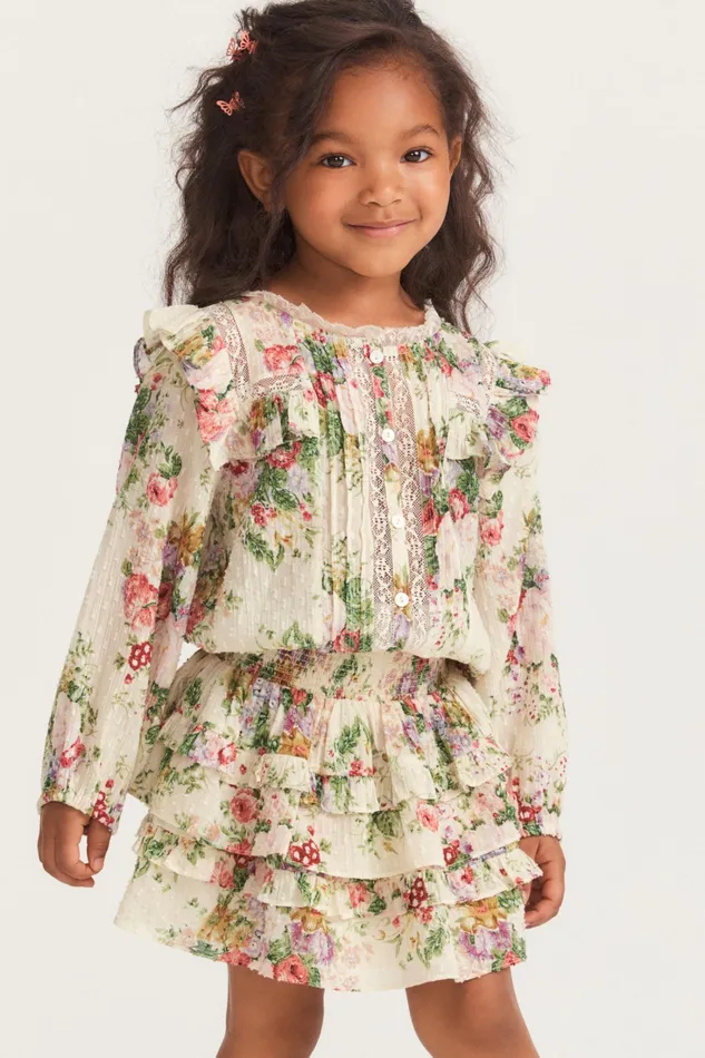 LoveShackFancy Tops Kids Girls Oda Top 8211 SHINING GEMSTONE SHINING GEMSTONE 8211 SHINING GEMSTONE LoveShackFancy Tops Kids Girls Oda Top 8211 SHINING GEMSTONE SHINING GEMSTONE 8211 SHINING GEMSTONE