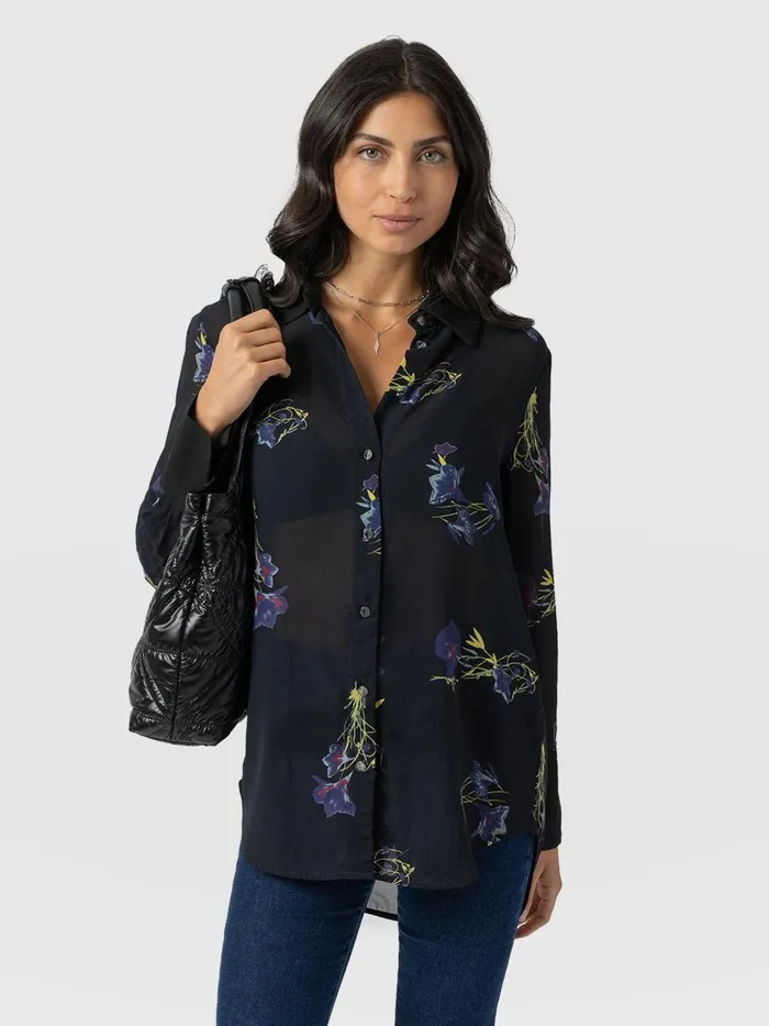 Madison Shirt 8211 Blue Lily Gardens Blue Lily Gardens Women Saint And Sofia Blouses and Shirts