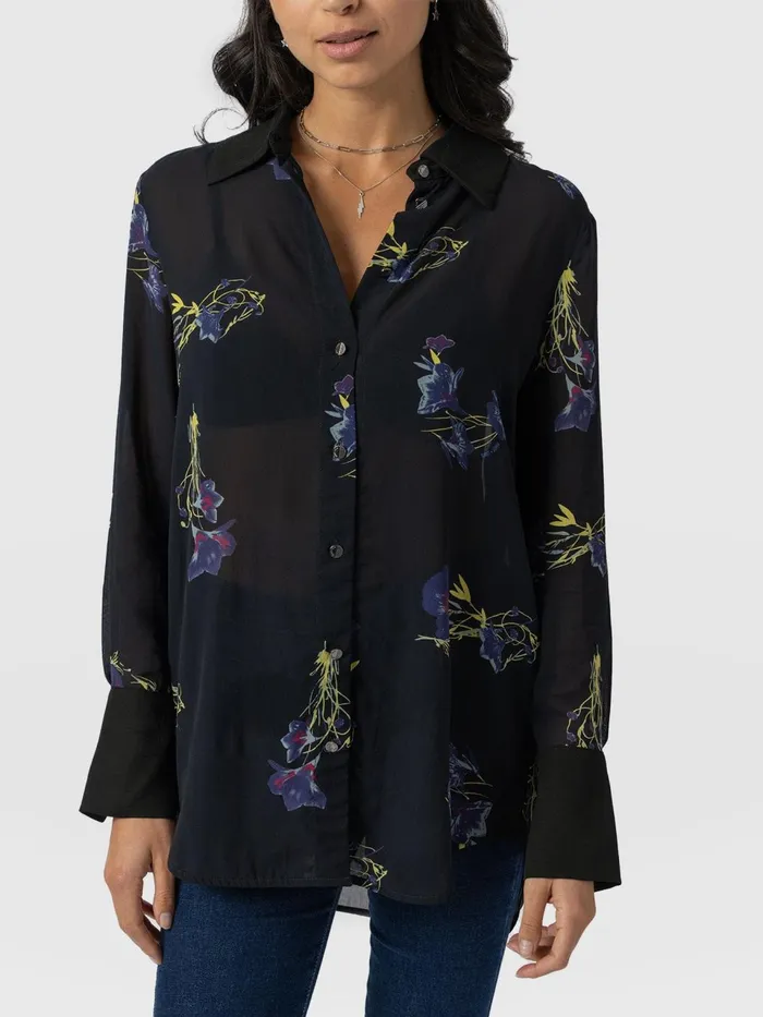 Madison Shirt 8211 Blue Lily Gardens Blue Lily Gardens Women Saint And Sofia Blouses and Shirts