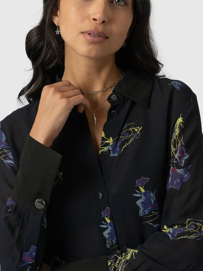 Madison Shirt 8211 Blue Lily Gardens Blue Lily Gardens Women Saint And Sofia Blouses and Shirts