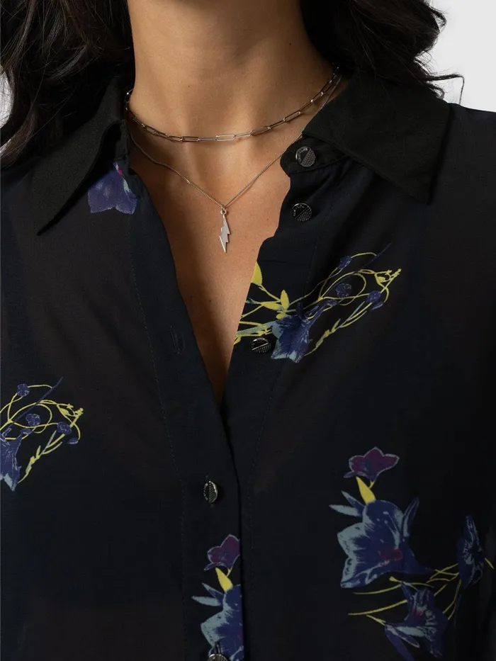 Madison Shirt 8211 Blue Lily Gardens Blue Lily Gardens Women Saint And Sofia Blouses and Shirts