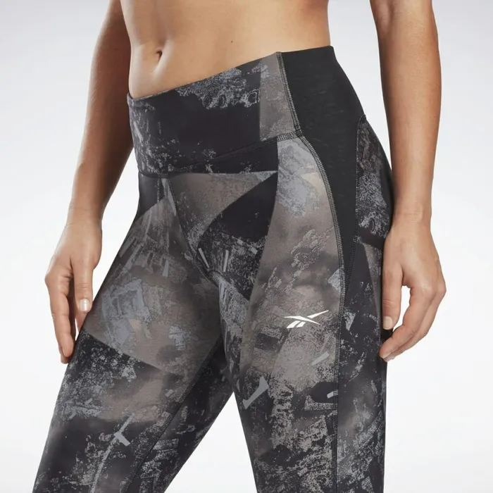 Matching Sets Womens Reebok Lux Perform Tights Black