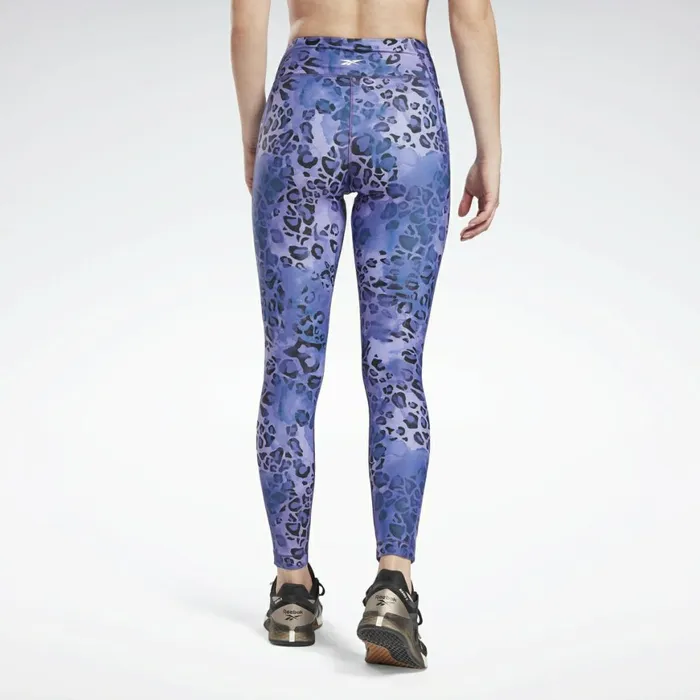Matching Sets Womens Reebok Modern Safari Lux Bold Leggings Vector Navy Hyper Purple