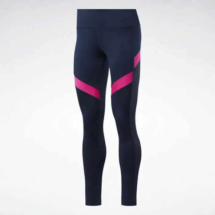 Matching Sets Womens Reebok Workout Ready Mesh Leggings Vector Navy