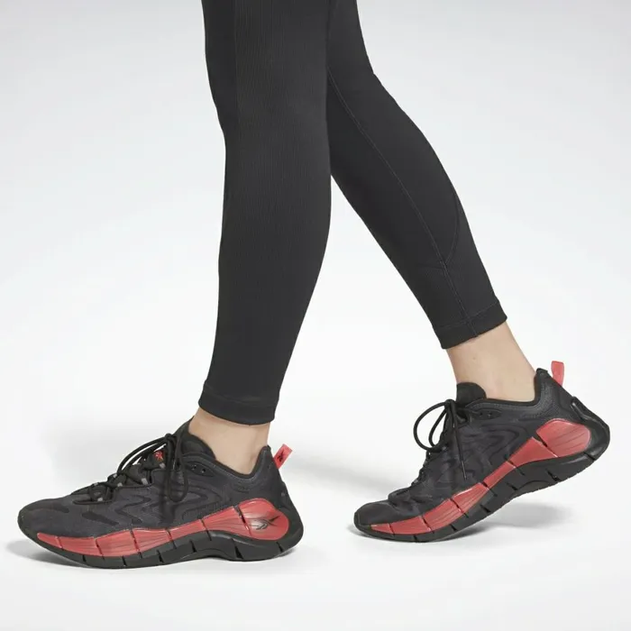 Matching Sets Womens Reebok Workout Ready Rib HighRise Leggings Black