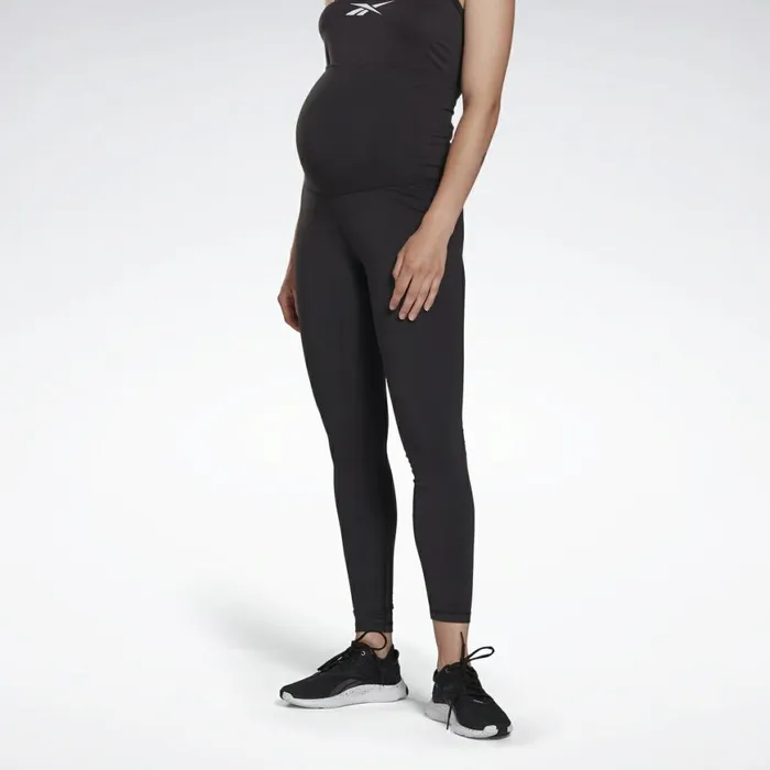 Maternity Womens Reebok Lux Maternity 2 Leggings Black