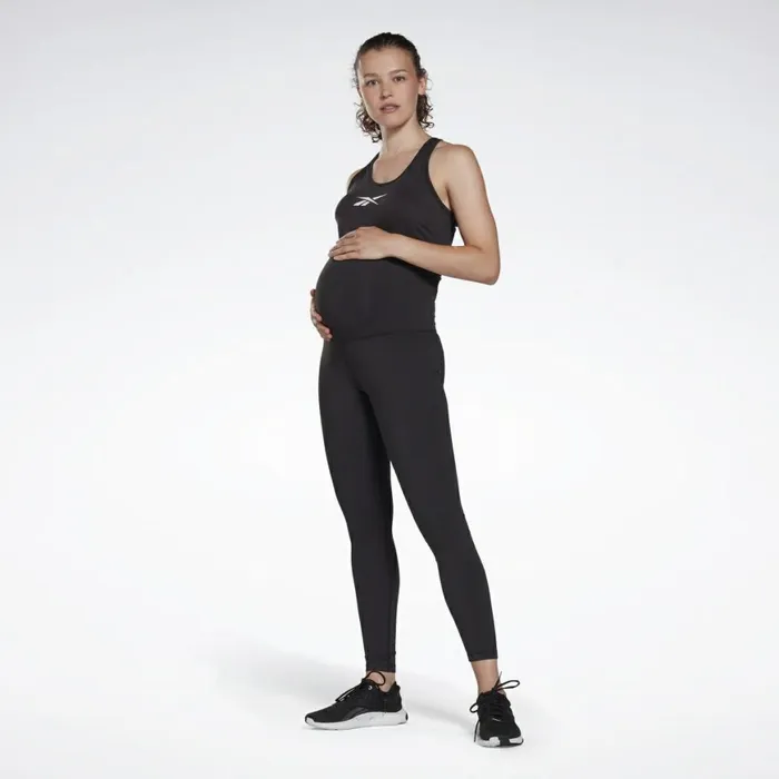 Maternity Womens Reebok Lux Maternity 2 Leggings Black