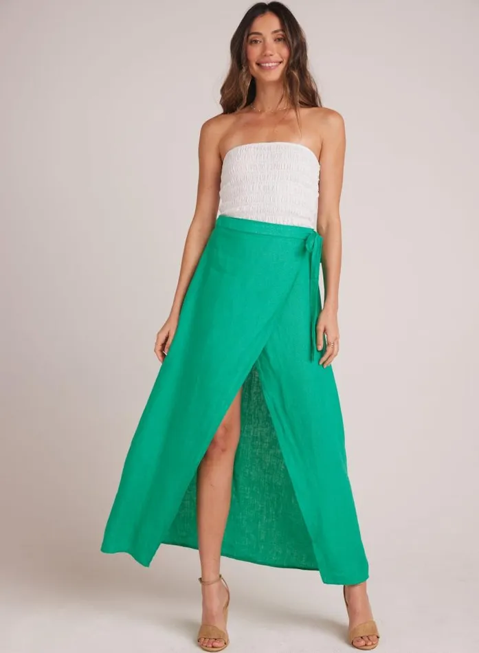 Maxi Wrap Skirt 8211 Tropical Green Women Bella Dahl Skirts