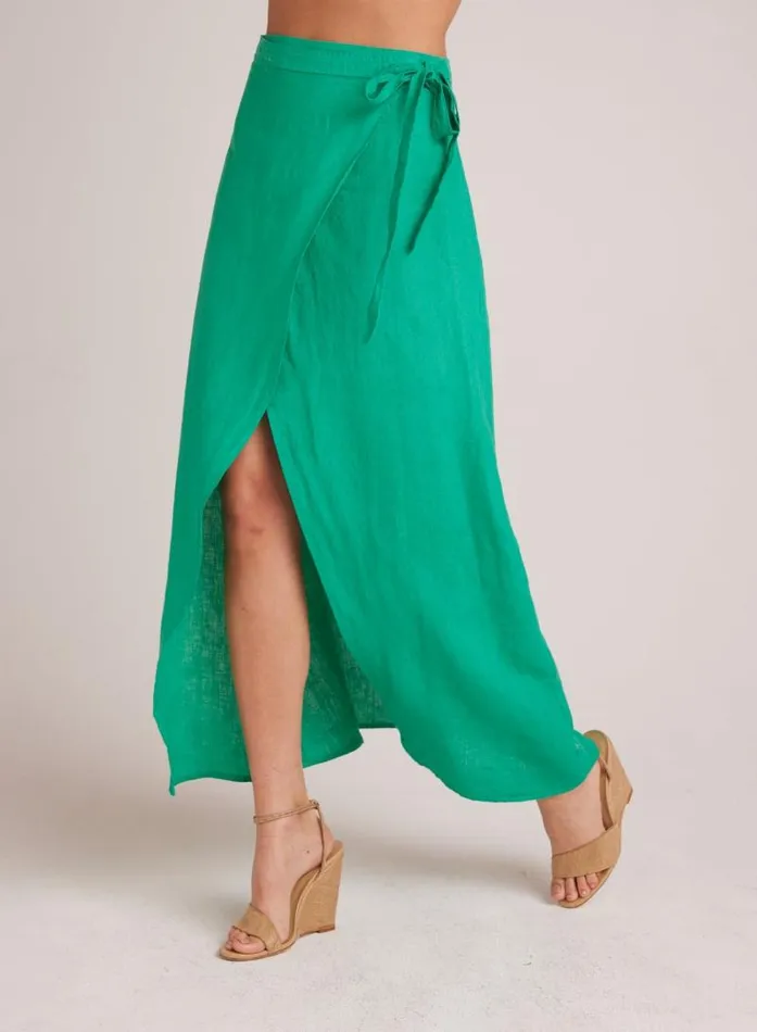 Maxi Wrap Skirt 8211 Tropical Green Women Bella Dahl Skirts Maxi Wrap Skirt 8211 Tropical Green Women Bella Dahl Skirts