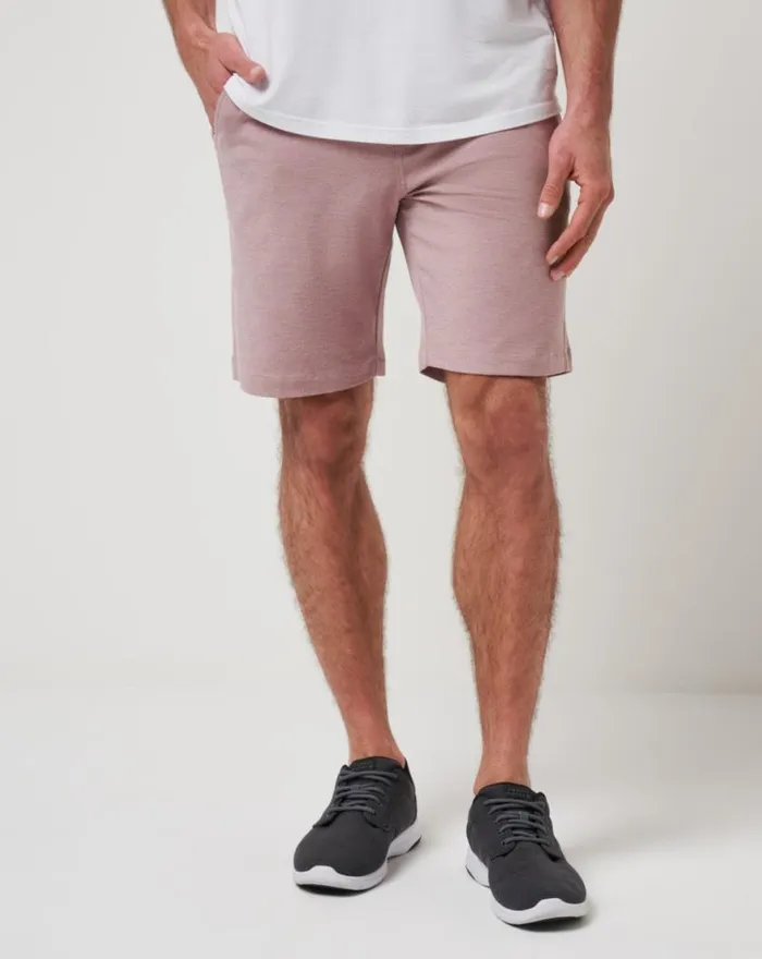 Men ADIRONDACK SHORT 9IN Heather Roan Rouge TravisMathew Shorts