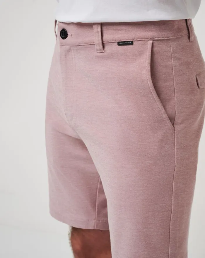 Men ADIRONDACK SHORT 9IN Heather Roan Rouge TravisMathew Shorts