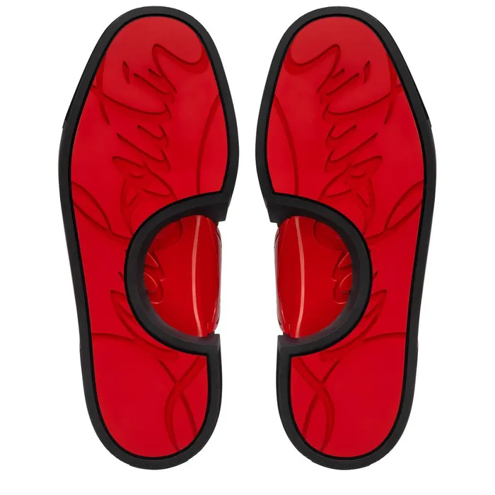 Men Adolescenza Sneakers 8211 Recycled Polyester And Biobased Materials 8211 Black Black Christian Louboutin Low Top Sneakers
