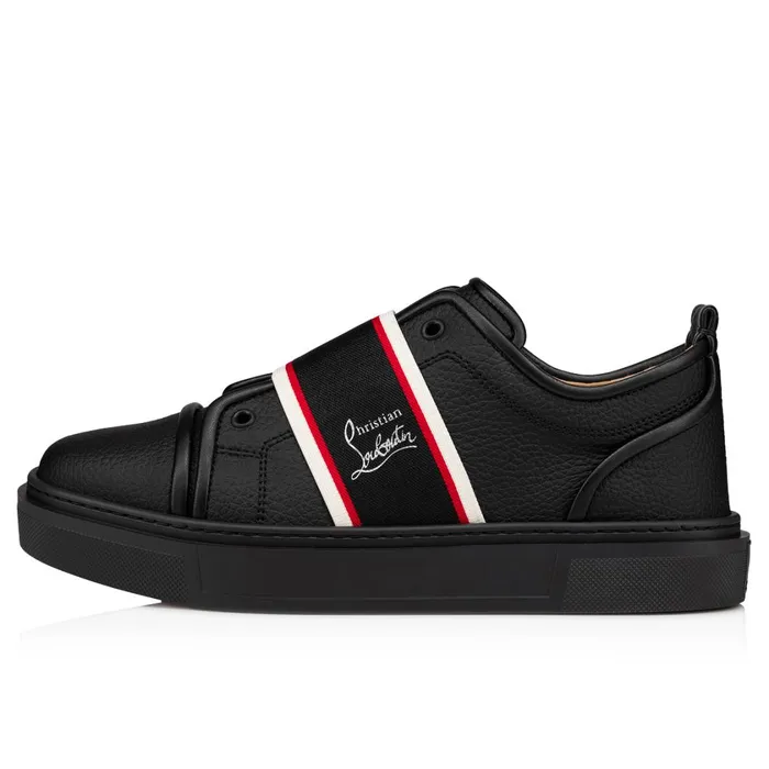 Men Adolescenza Sneakers 8211 Recycled Polyester And Biobased Materials 8211 Black Black Christian Louboutin Low Top Sneakers