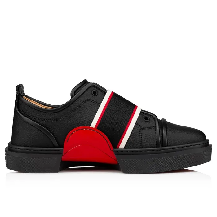 Men Adolescenza Sneakers 8211 Recycled Polyester And Biobased Materials 8211 Black Black Christian Louboutin Low Top Sneakers