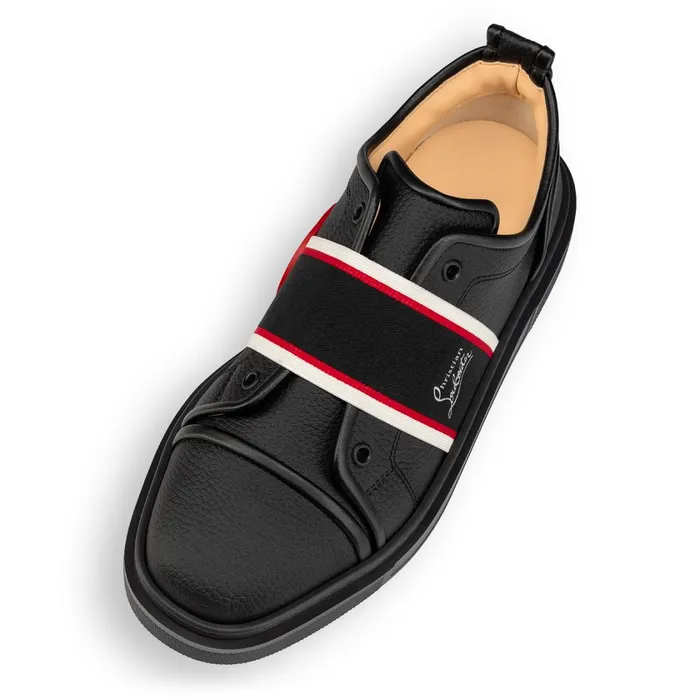 Men Adolescenza Sneakers 8211 Recycled Polyester And Biobased Materials 8211 Black Black Christian Louboutin Low Top Sneakers