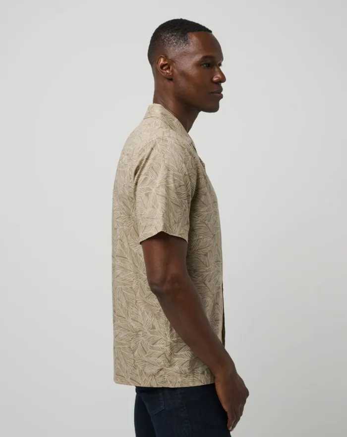 Men AFTERNOON SUN BUTTONUP Oxford Tan TravisMathew ButtonUps