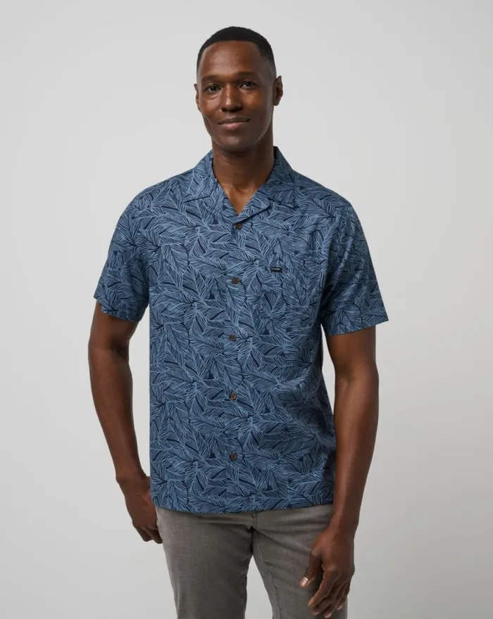Men AFTERNOON SUN BUTTONUP Total Eclipse TravisMathew ButtonUps