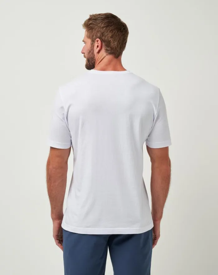 Men ARIZONA DIAMONDBACKS STRIKE ONE TEE White TravisMathew Tees