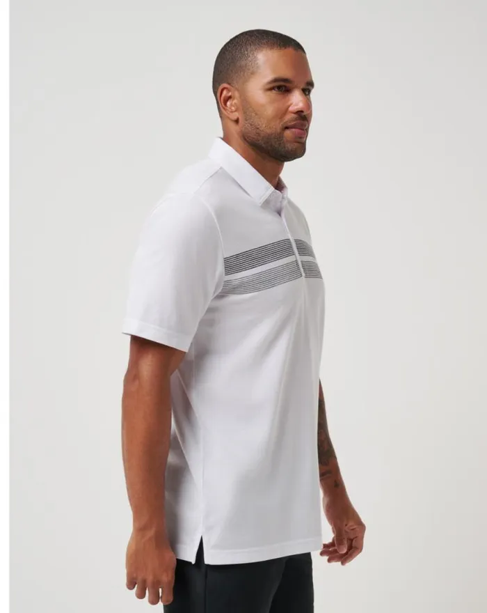 Men ARIZONA DIAMONDBACKS TOP RECRUIT POLO White TravisMathew Polos
