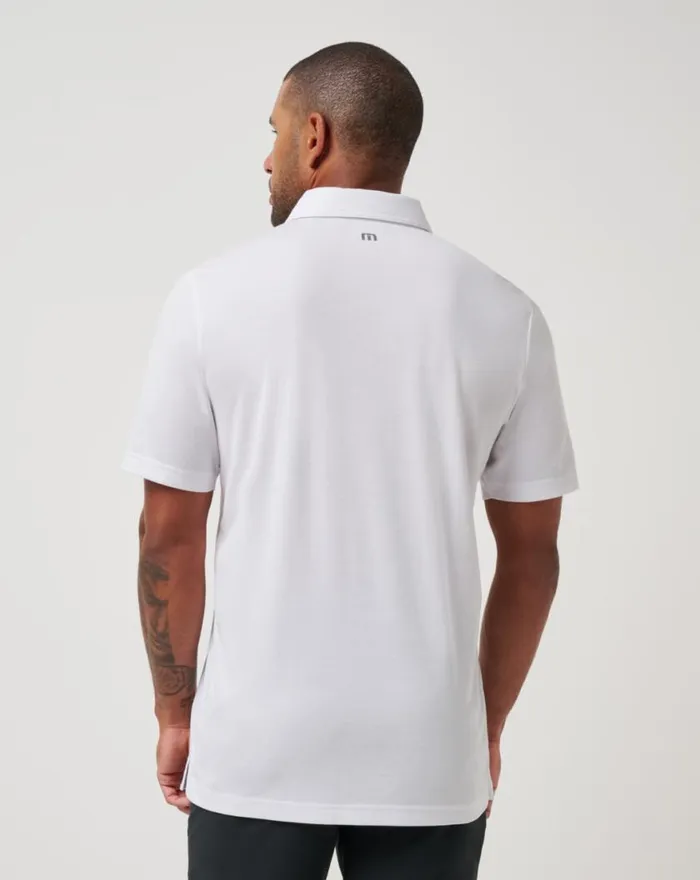Men ARIZONA DIAMONDBACKS TOP RECRUIT POLO White TravisMathew Polos
