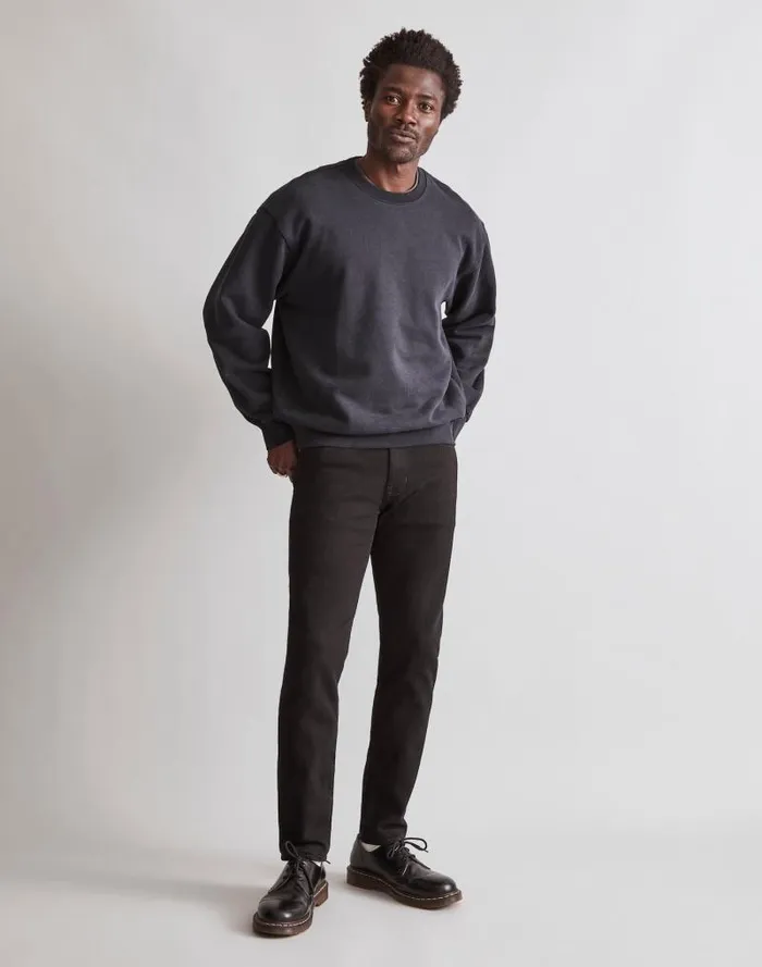 Men Athletic Slim Jeans Black Madewell Jeans