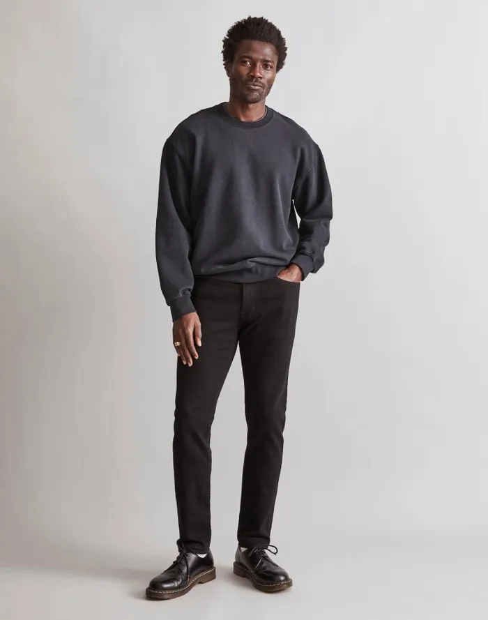 Men Athletic Slim Jeans Black Madewell Jeans