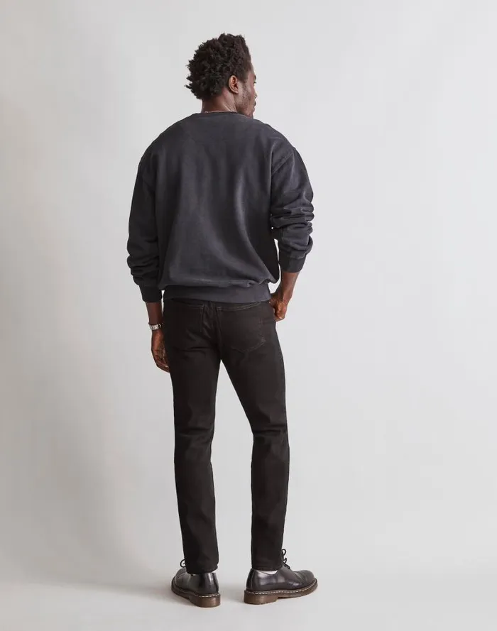 Men Athletic Slim Jeans Black Madewell Jeans