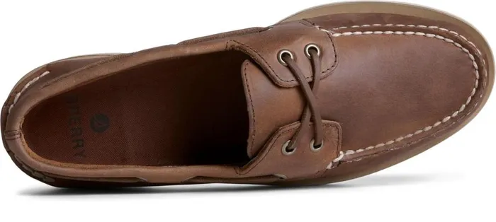 Men Authentic Original Double Sole Cross Lace Boat Shoe Dark Tan Sperry Boat Shoes Men Authentic Original Double Sole Cross Lace Boat Shoe Dark Tan Sperry Boat Shoes
