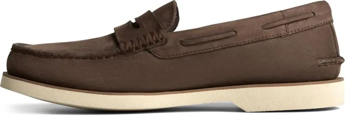 Men Authentic Original Double Sole Penny Loafer Brown Sperry Boat Shoes Men Authentic Original Double Sole Penny Loafer Brown Sperry Boat Shoes