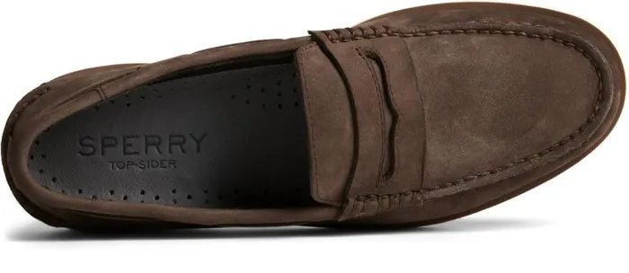 Men Authentic Original Double Sole Penny Loafer Brown Sperry Boat Shoes Men Authentic Original Double Sole Penny Loafer Brown Sperry Boat Shoes