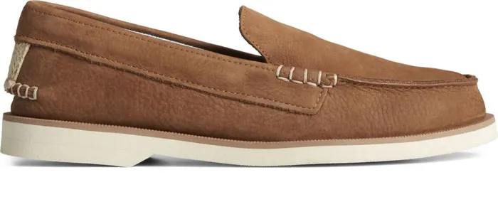 Men Authentic Original Double Sole Venetian Loafer Tan Sperry Boots