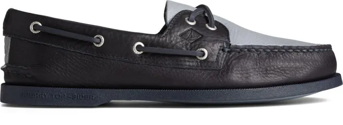 Men Authentic Original Tumbled Boat Shoe Navy Sperry Boat Shoes