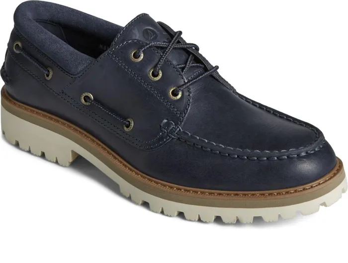 Men Authentic Original Unlined Lug 3Eye Boat Shoe Navy Sperry Boat Shoes Men Authentic Original Unlined Lug 3Eye Boat Shoe Navy Sperry Boat Shoes