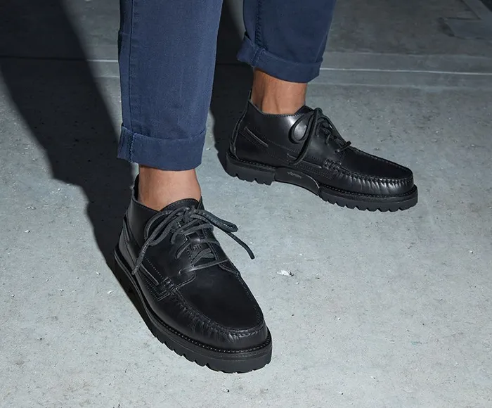 Men Authentic Original Vibram Suede Chukka Black Sperry Boat Shoes Men Authentic Original Vibram Suede Chukka Black Sperry Boat Shoes