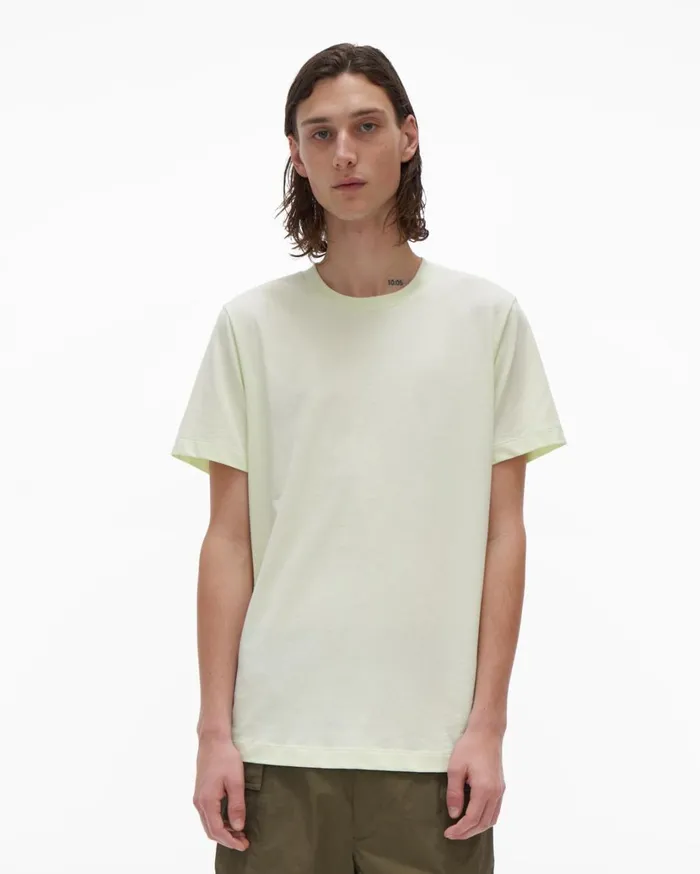 Men Aviator Tee Electric Green Helmut Lang TShirts