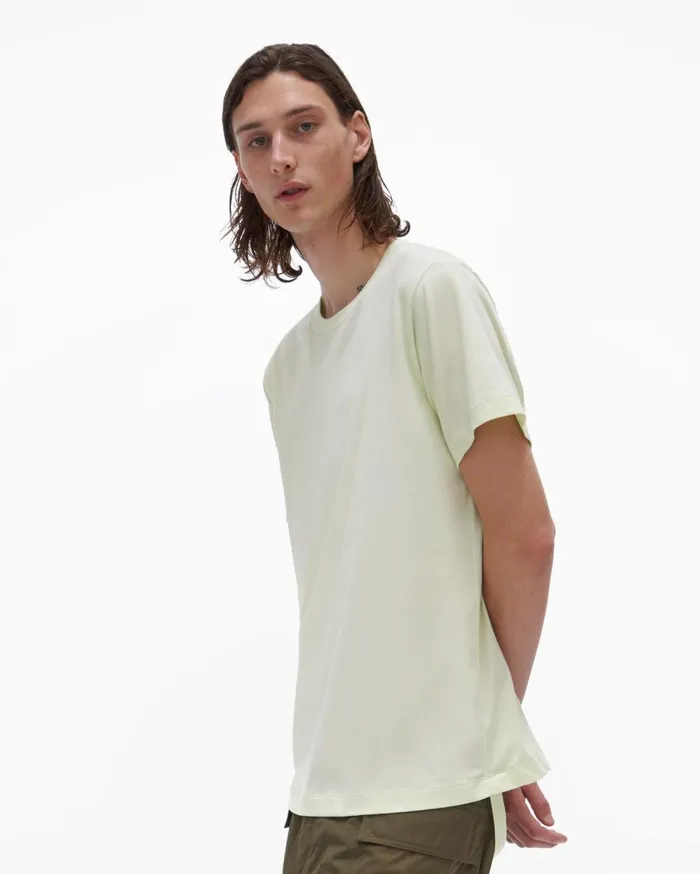 Men Aviator Tee Electric Green Helmut Lang TShirts