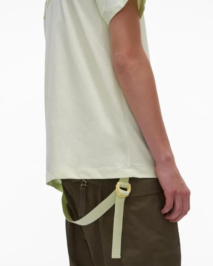 Men Aviator Tee Electric Green Helmut Lang TShirts
