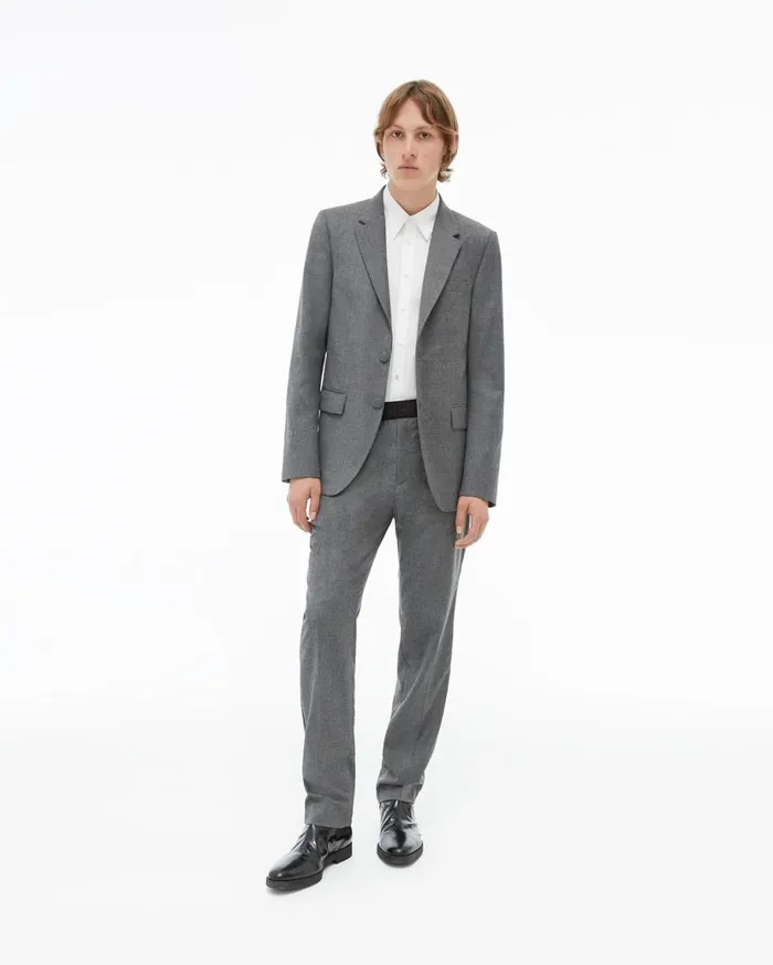 Men Band Pull On Pants Beuys Grey Helmut Lang Pants
