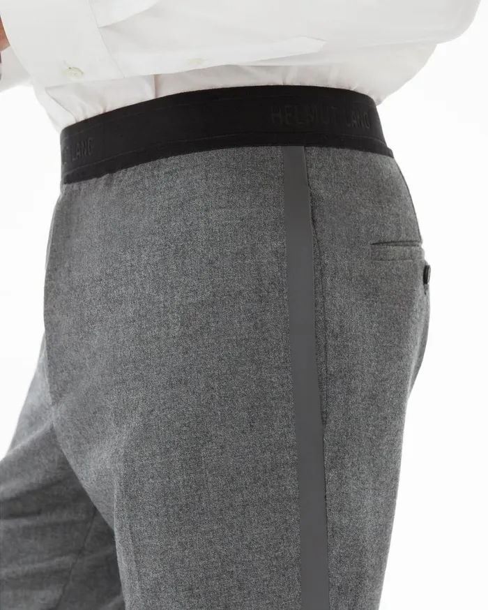 Men Band Pull On Pants Beuys Grey Helmut Lang Pants
