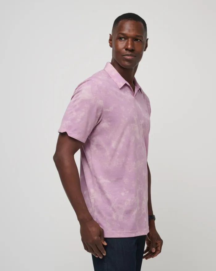 Men BARREL BREAK POLO Elderberry TravisMathew Polos
