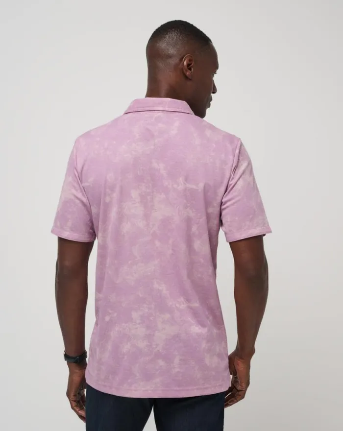 Men BARREL BREAK POLO Elderberry TravisMathew Polos