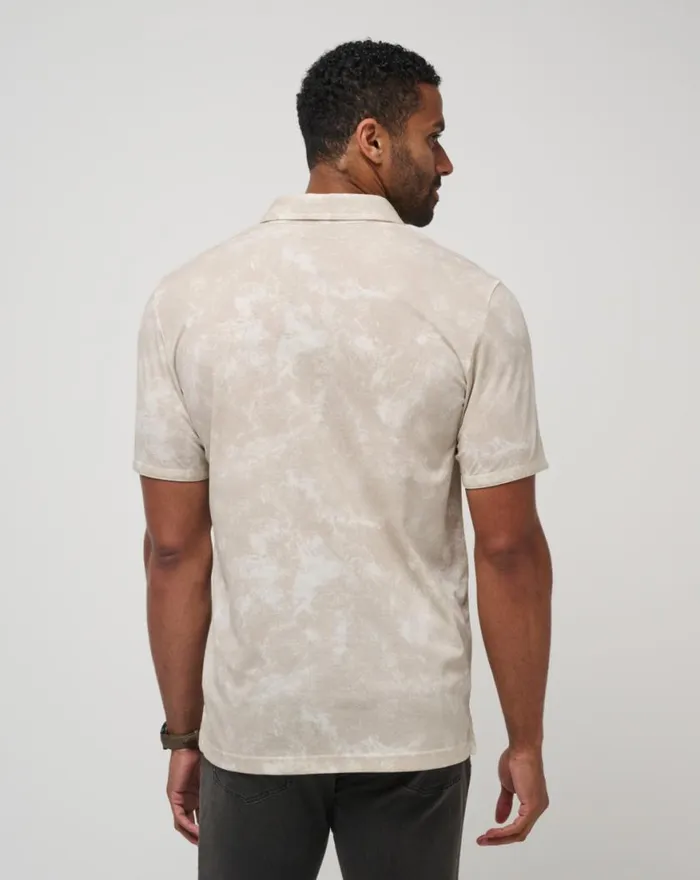 Men BARREL BREAK POLO Oxford Tan TravisMathew Polos