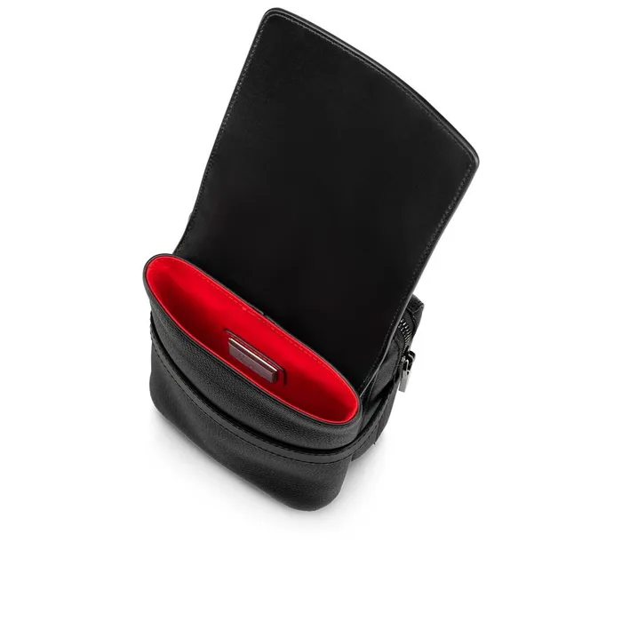 Men Benech Reporter Reporter Bag 8211 Calf Leather 8211 Loubi Red Christian Louboutin Crossbody Bags