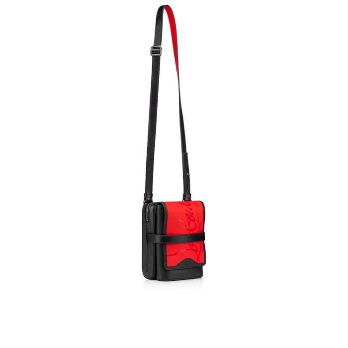 Men Benech Reporter Reporter Bag 8211 Calf Leather 8211 Loubi Red Christian Louboutin Crossbody Bags