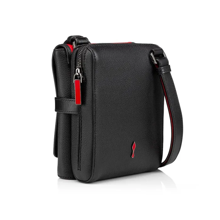 Men Benech Reporter Reporter Bag 8211 Calf Leather 8211 Loubi Red Christian Louboutin Crossbody Bags
